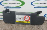 Fiat 500 S sun visor black interior 2008-2015
