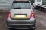 Fiat 500 breaking parts passengers back seat belt