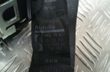 Fiat Grande Punto centre rear middle seat belt 040688 55702257 604944861