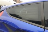 Ford Fiesta ST-3 MK7 quarter glass window tinted black drivers rear 3 door