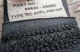 Hyundai I10 MK1 Seat belt Drivers Rear Right 89820-0X000 (2)