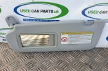 Hyundai I20 MK1 sun visor passengers front left with mirror