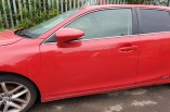 Lexus CT 200H SE 2011-2017 door passengers side front left red 3T2
