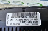 Mercedes C Class Kompressor C203 Heater Control Panel Switch A2038303485 F011500039 (4)