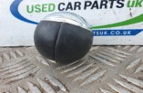 Mini Cooper R50 gear knob chrome trim leather