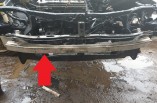 Nissan Almera 2003-2006 front crash bar reinforcer