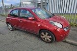 Nissan Micra K12 Breaking Spares Parts Rear Number Plate Light Bulb Holder