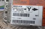 Nissan Micra K12 airbag ECU Module 98820BC500 0281001853 PART NUMBER