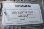 Nissan Note MK1 2006-2013 CD Player Radio Stereo 28185BH10A PN-3001P-B code