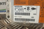 Nissan Note MK1 airbag module ECU 988209U40A 0285001912 PART NUMBER
