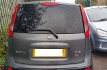 Nissan Note tailgate boot lid 2006-2009 Grey Techno KY5 paint