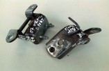 Nissan X-Trail T31 door hinges top and bottom drivers side rear 2007-2013