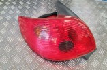 Peugeot 206 passengers rear tail light brake lamp Zest 2 2003-2009