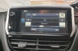 Peugeot 208 Puretech Active display screen in car