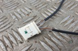 Peugeot 3008 2009-2013 seat belt buckle double drivers rear 9681985380 Wiring plug connector