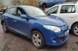 Renault Megane MK3 Dynamique Breaking Spares Parts Electric Door Wing Mirror Indicator Blue Passengers Left