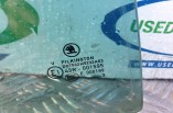 Skoda Fabia 5J quarter glass window rear right 43R-001595