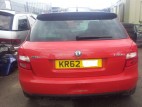 Skoda Fabia VRS tailgate boot lid red LF3K windscreen 2007-2014