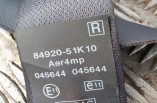 Suzuki Splash seat belt pretensioner drivers front right 84920-51K10 part number