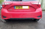 TOYOTA YARIS MK3 REAR BUMPER 2017-2021 3P0 RED FACE LIFT