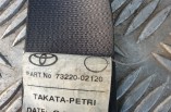 Toyota Auris MK1 seat belt pretensioner passengers front left 73220-02120 PART NUMBER