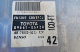 Toyota Avensis D4D engine ECU 89661-05420 1CD-FT 2000 2001 2002 2003