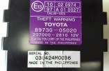 Toyota Avensis theft warning ecu 89730-05020 237000-2810