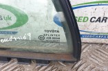 Toyota Corolla passengers rear door quarter window glass 2001-2007 1