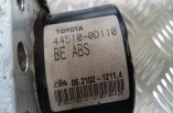 Toyota Yaris TR ABS Pump ECU Modulator 2006-2011 44510 0D110