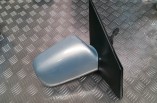 Toyota Yaris manual door wing mirror drivers blue 1999-2006