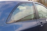 Toyota Yaris MK2 quarter glass window 3 door drivers rear 2008