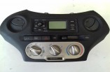 Toyota Yaris T Sport dash display heater controls air vents centre panel hazard switch