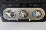 Toyota Yaris T Sport dash display heater controls air vents centre panel hazard switch