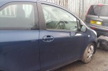 Toyota Yaris door blue 8P4 drivers front 3 door MK2 2008