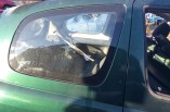 Toyota Yaris quarter window glass 3 door drivers rear 1999-2005