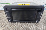 VW Golf MK6 6 Disc Changer CD Player Display Head Unit 3C8035195G (2)