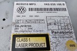 VW Golf MK6 CD Player Radio Head Unit 1K0035156B RCD210 MP3 (4)