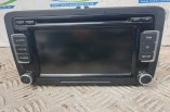 VW Golf MK6 CD Player Radio Stereo Head Unit 3C8057190X 1