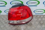 VW Golf MK6 drivers rear outer tail brake light lamp 3 door 2010