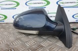 VW Passat B6 2005-2010 electric door wing mirror drivers front right blue LC5F indicator