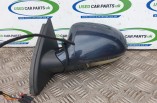 VW Passat B6 electric door wing mirror cover blue C5F SE Model front left passengers