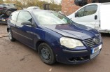 VW Polo breaking parts spares MK4 BONNET BLUE D5Q 2006