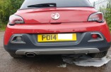 Vauxhall Adam Rocks Air rear bumper red Z50M with parking sensors