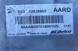 Vauxhall Astra J ECU Kit Ignition Barrel Key 1 6 Petrol A16XER 12638807 5 SPEED MANUAL 2011