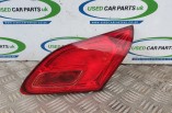 Vauxhall Astra J MK6 drivers rear inner tail brake light on boot tailgate breaking
