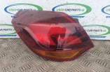 Vauxhall Astra J SRI rear tail brake light passengers left 2009-2013