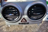 Vauxhall Corsa D 2006-2014 Centre Dash Air Vents Piano Black 1