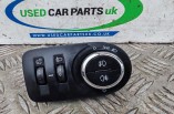 Vauxhall Corsa D Limited Edition Headlight Fog Light Control Switch 13310335