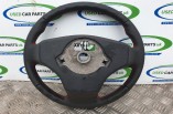Vauxhall Corsa D SXI AC steering wheel 3 spoke red stitching