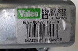Vauxhall Corsa D wiper motor rear Valeo 530 27 312 13163029